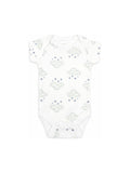 Preemie cotton vest Grey Cloud short sleeve flat lay front view